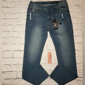 New WXYZ Nomad Slim Fit Tapered Leg 32x32 Jeans +Bonus